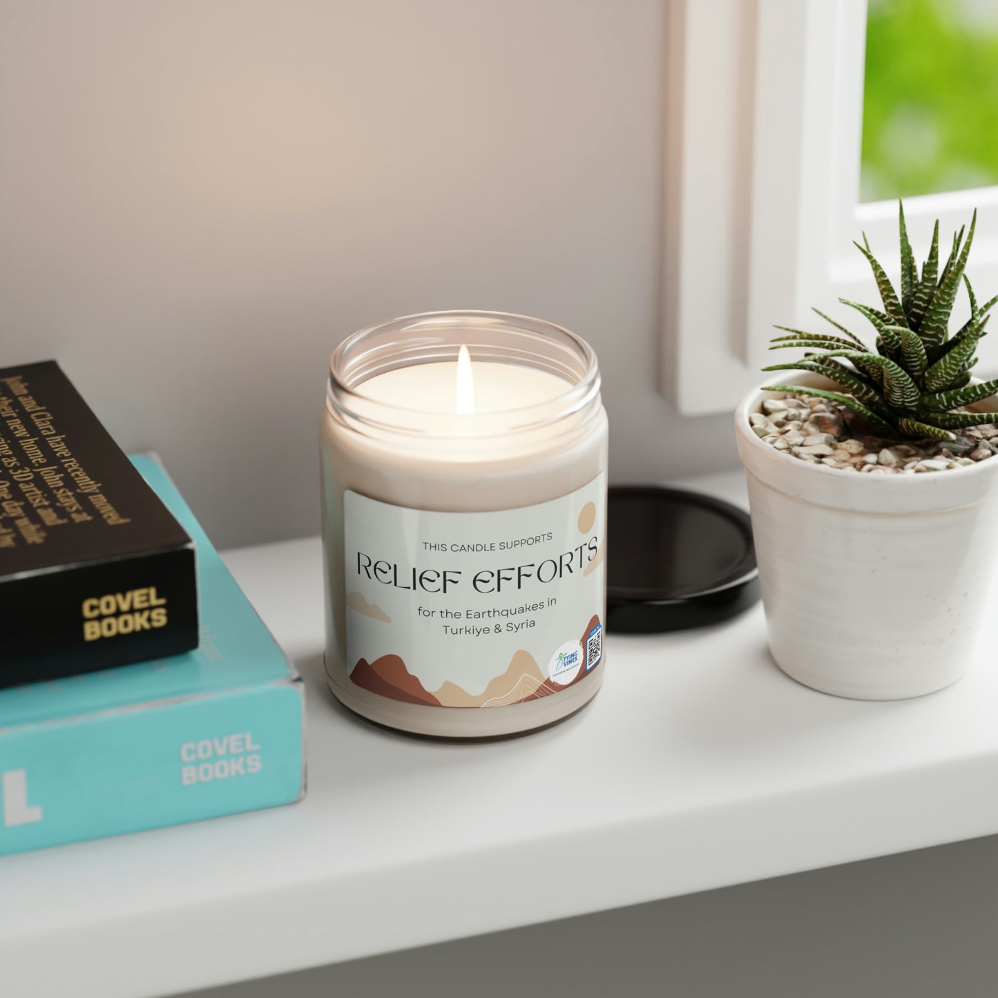 Burn for Earthquake Relief Candle