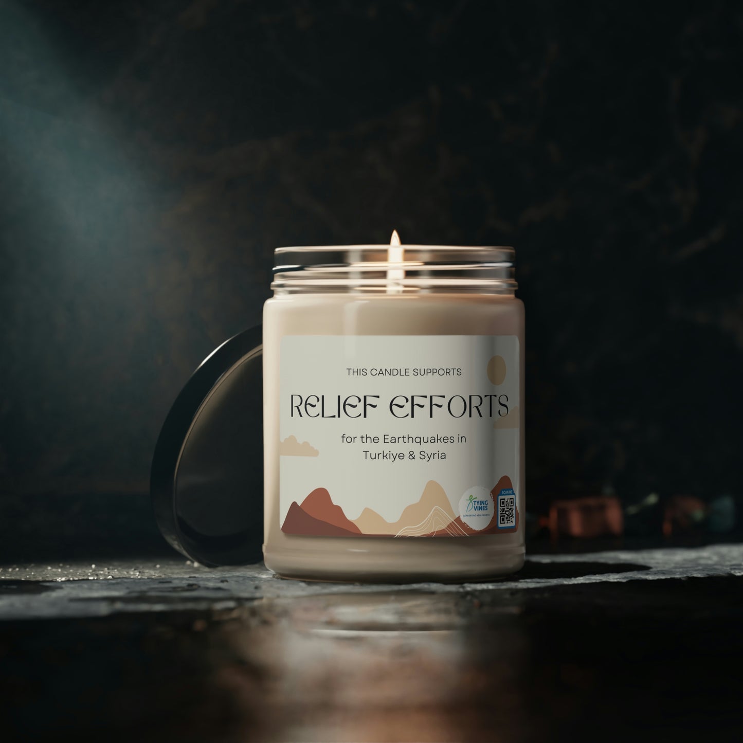 Burn for Earthquake Relief Candle