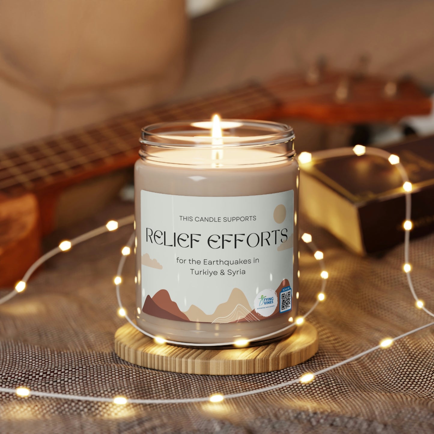 Burn for Earthquake Relief Candle