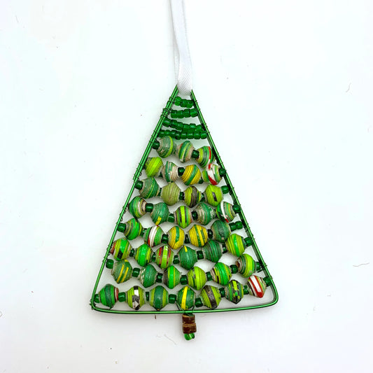 Cereal Box Wire Christmas Tree Ornament