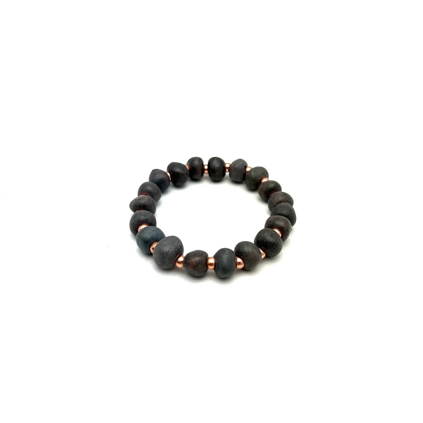 Simple Ceramic Bracelet- Rose Gold