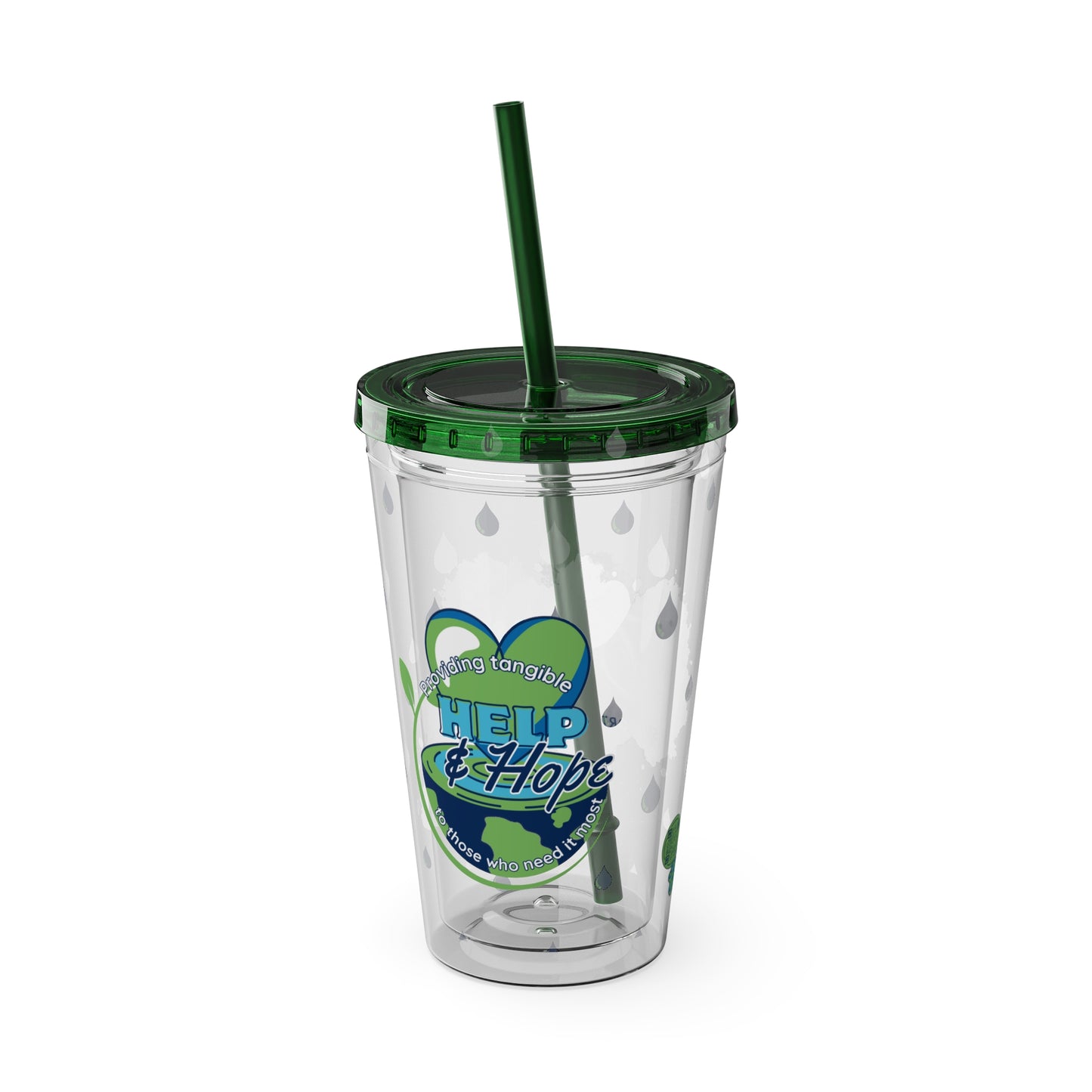 Sunsplash Tumbler with Straw, 16oz