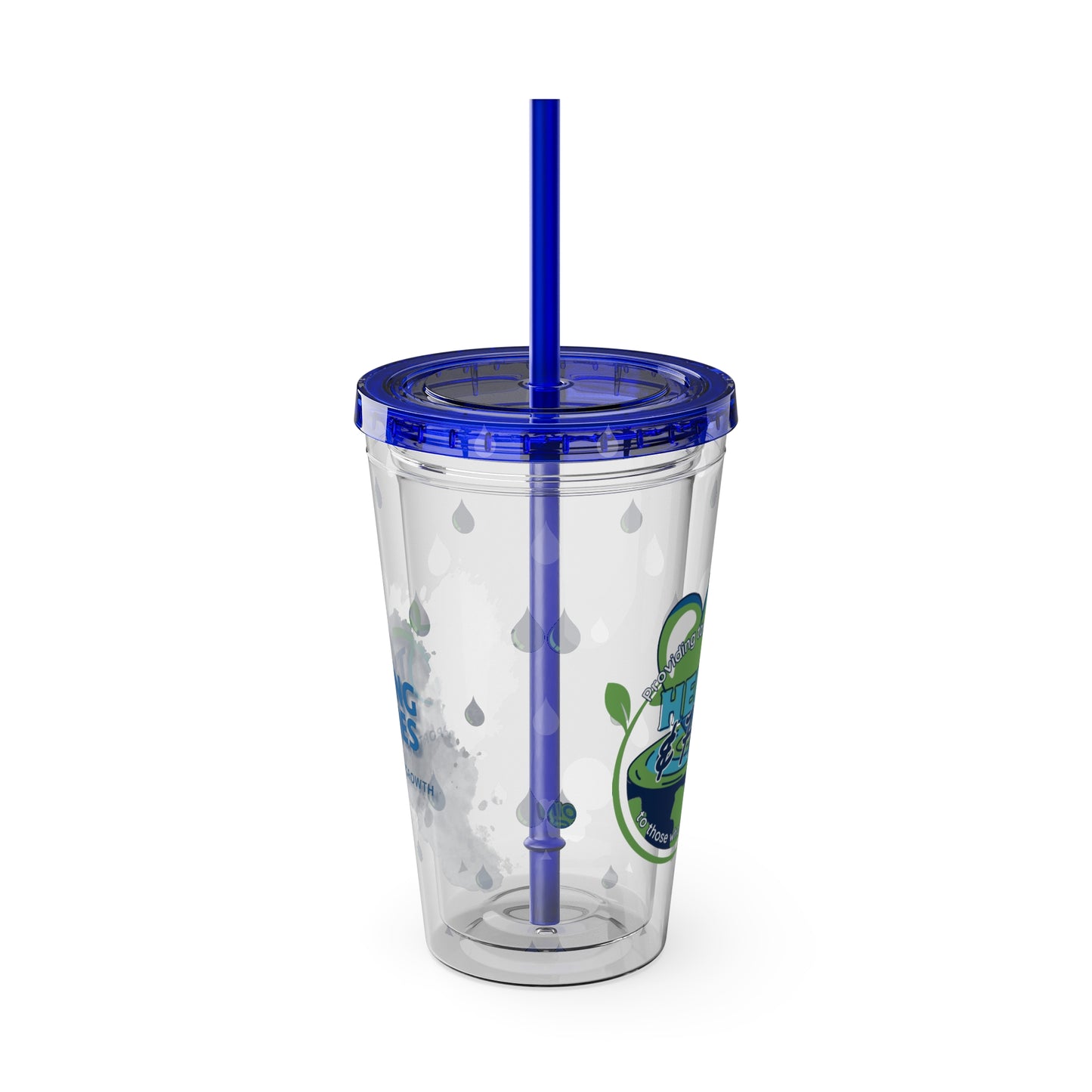 Sunsplash Tumbler with Straw, 16oz