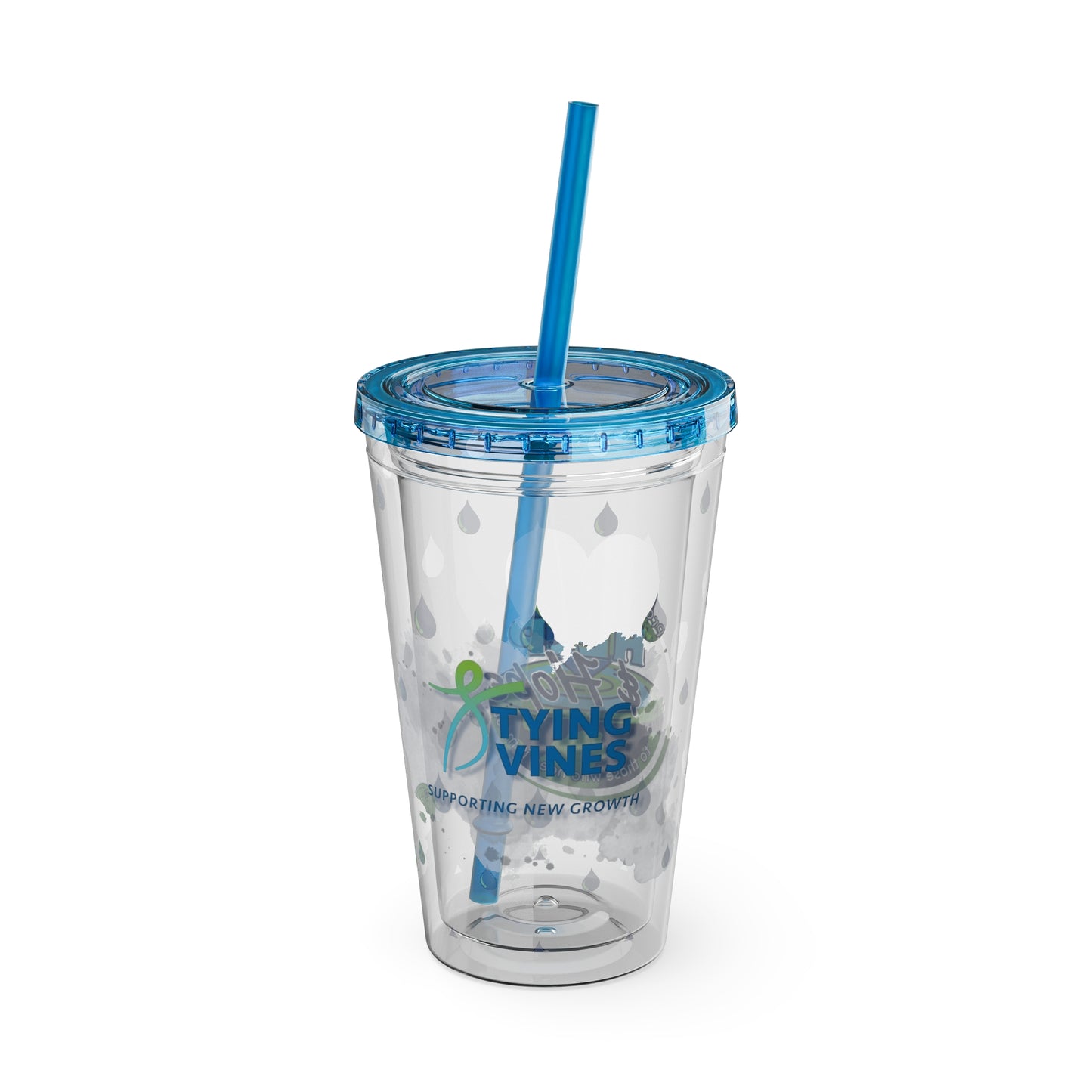 Sunsplash Tumbler with Straw, 16oz