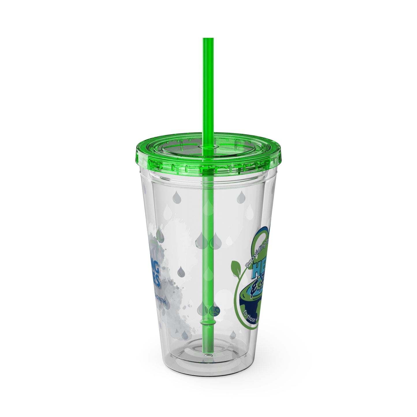 Sunsplash Tumbler with Straw, 16oz