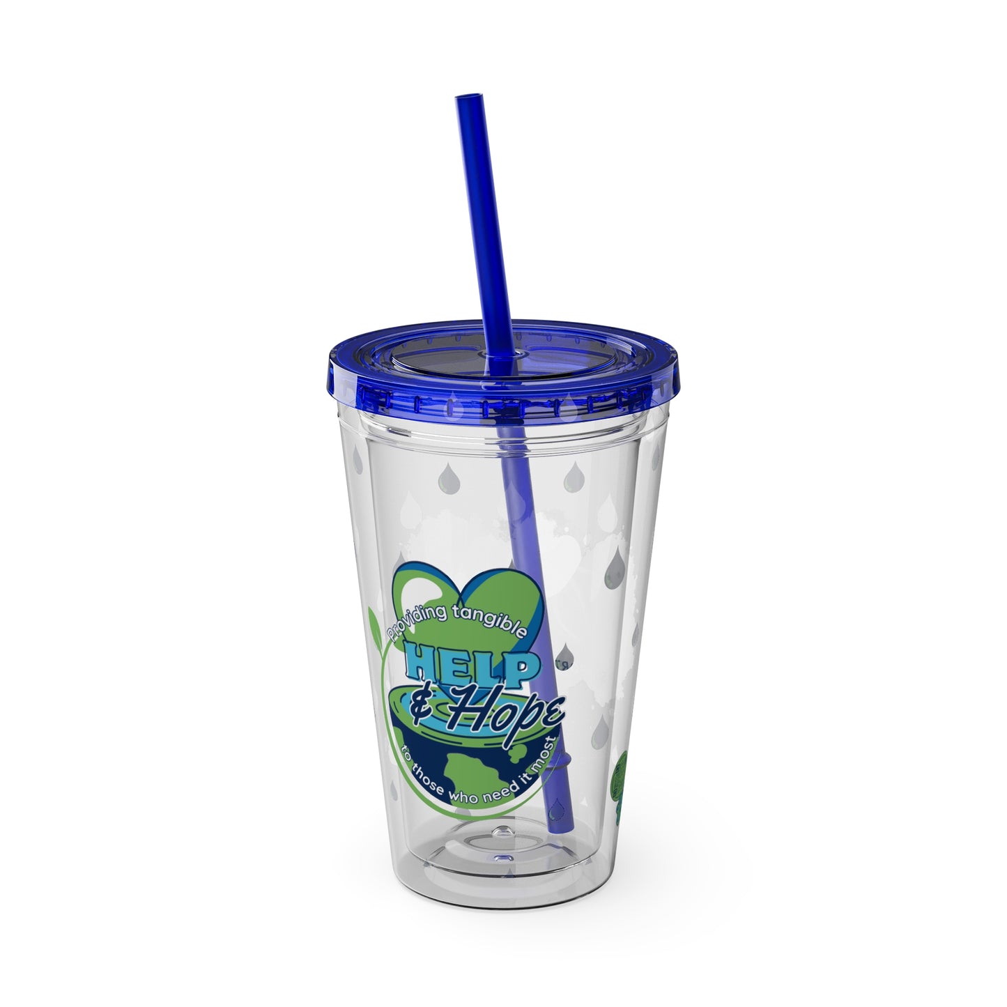 Sunsplash Tumbler with Straw, 16oz