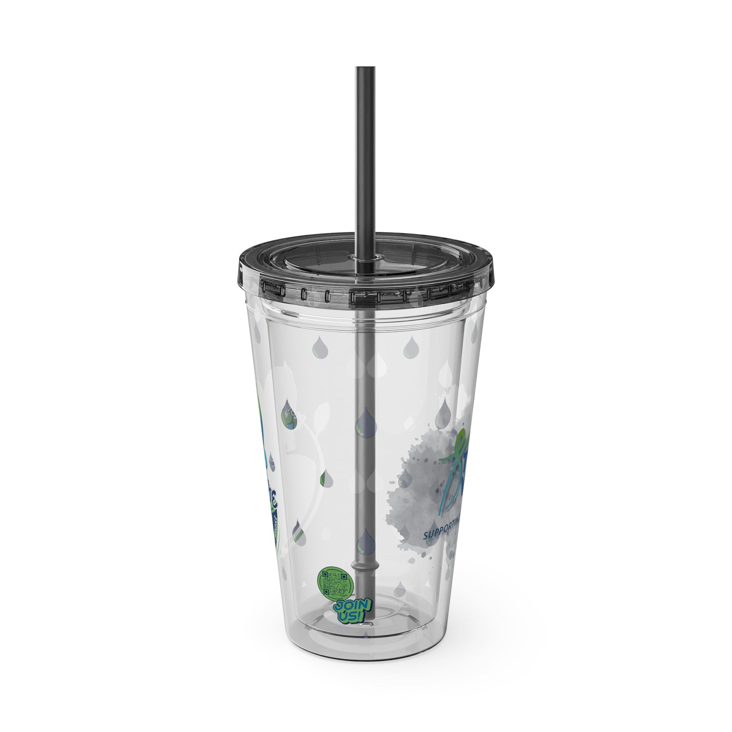 Sunsplash Tumbler with Straw, 16oz