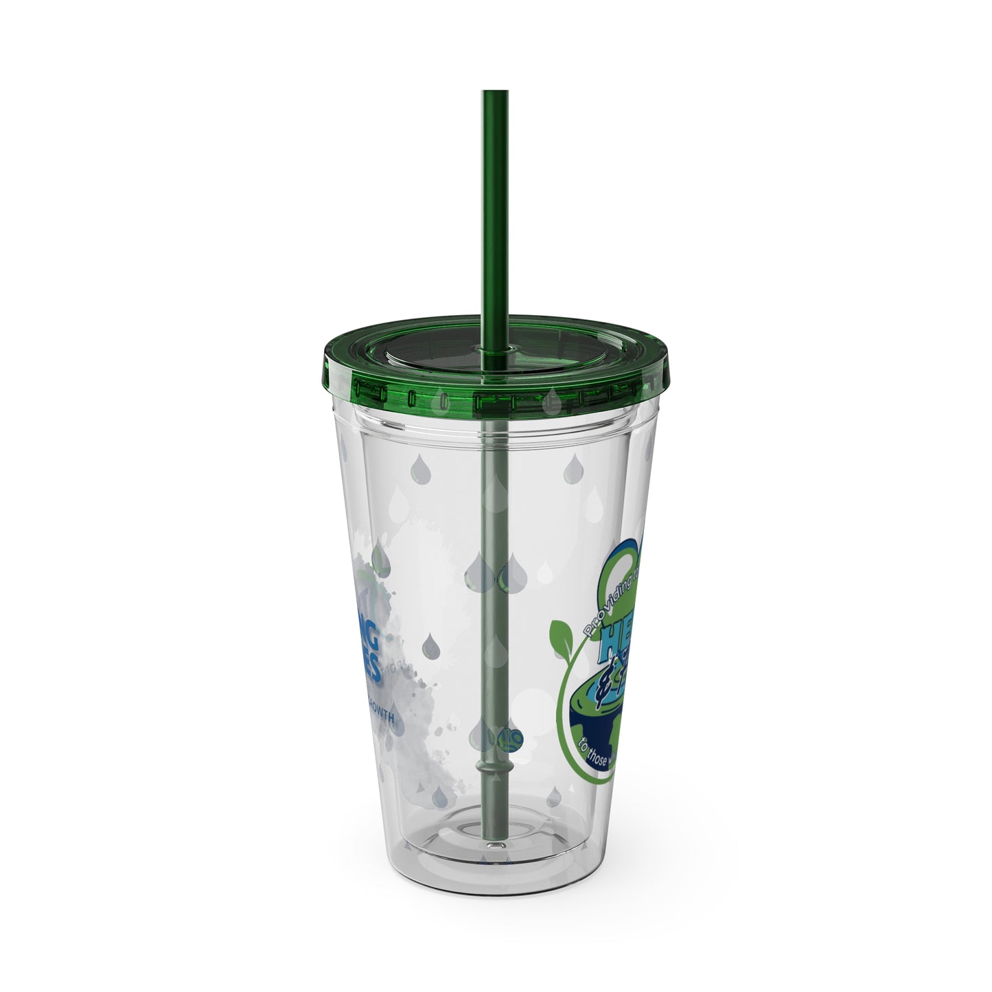 Sunsplash Tumbler with Straw, 16oz