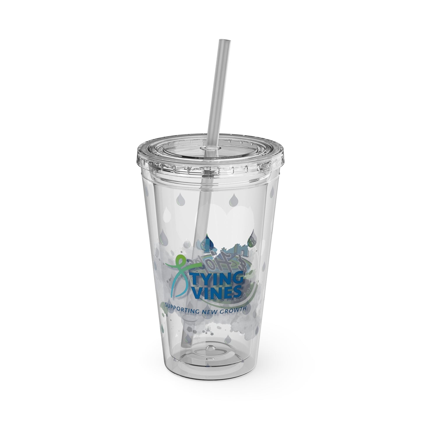 Sunsplash Tumbler with Straw, 16oz