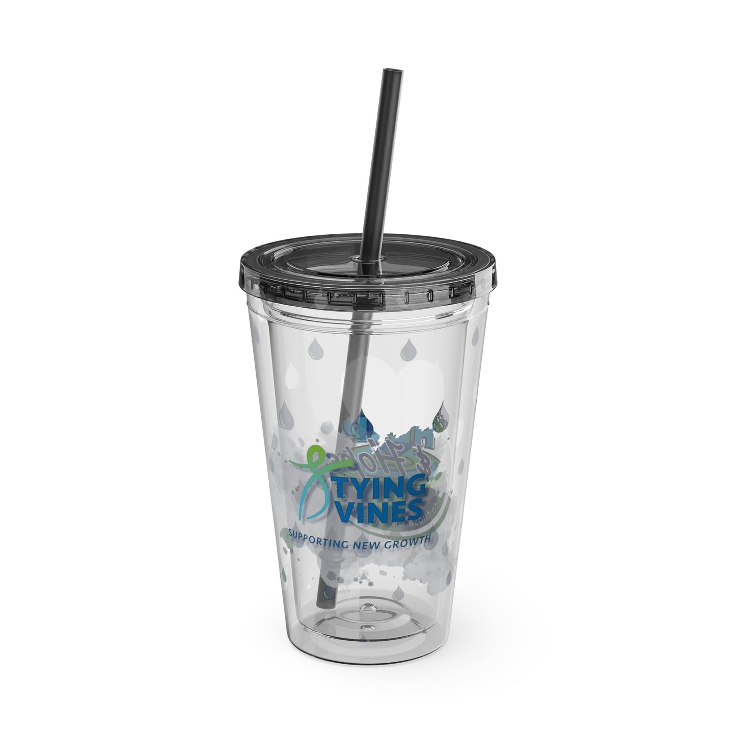 Sunsplash Tumbler with Straw, 16oz