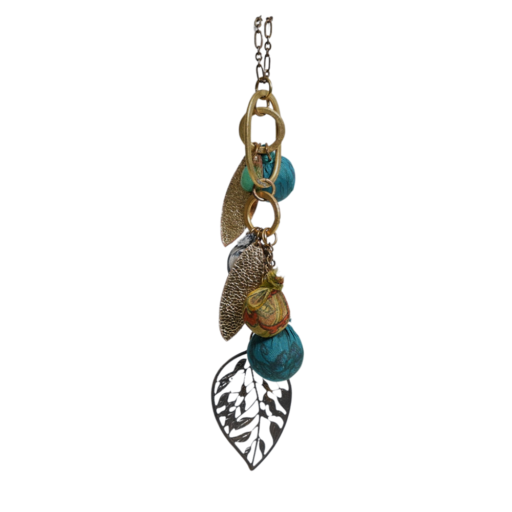 Summer Orchard Necklace, Blue