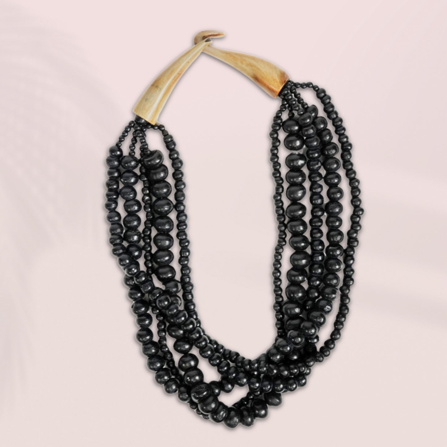 Tribal Meets Regal Necklace, Black