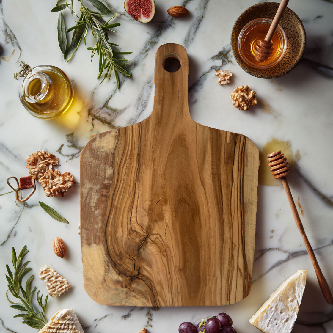Olive Wood Cheese Board: Rectangle