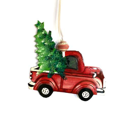 Classic Red Truck Ornament