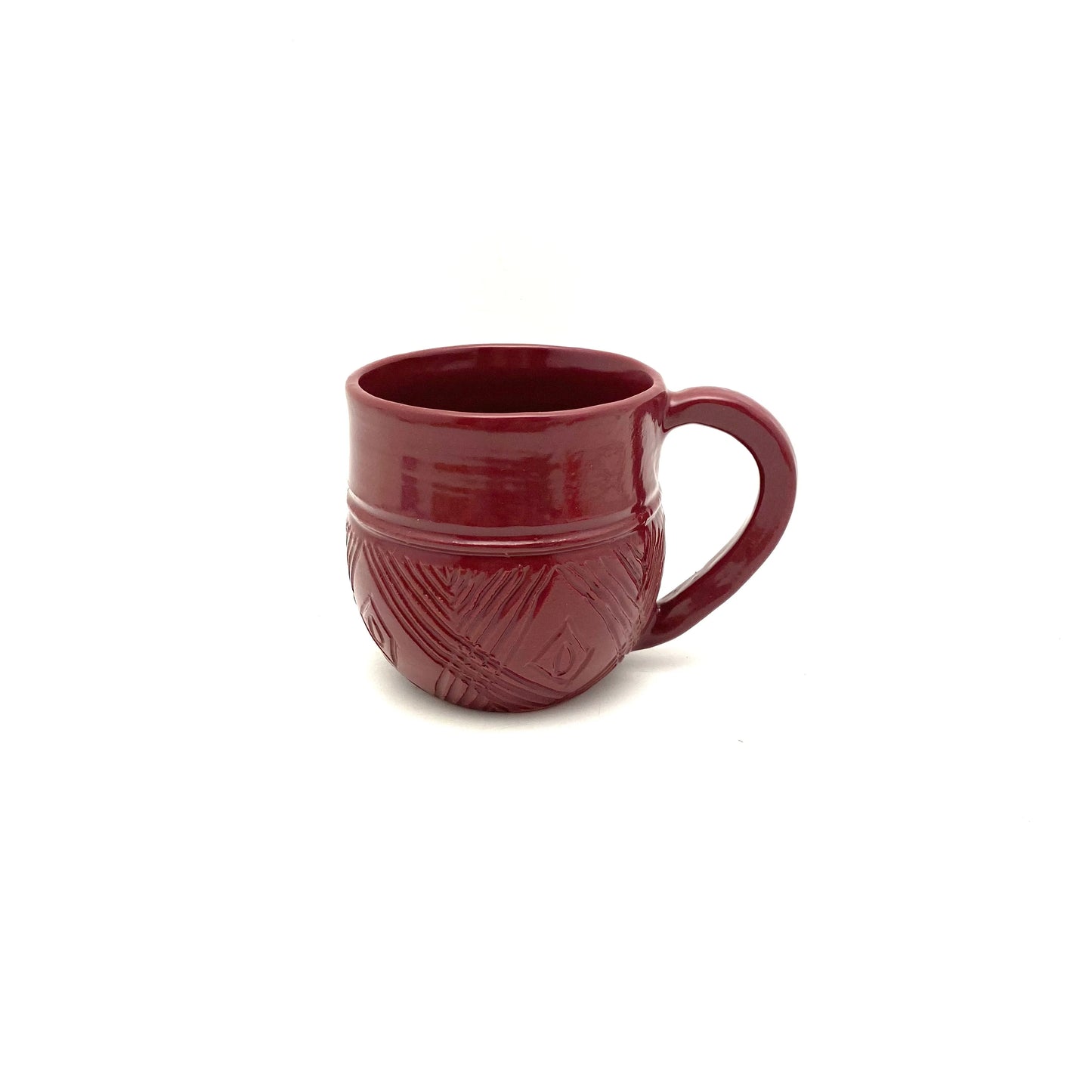 Short Taino Mugs. Perfect for teatime play, a spot of tea, or a shot of espresso with cream! These ceramic mugs are kiln fired and finished with food-safe, lead-free glaze. Each mug holds about 6 ounces. 